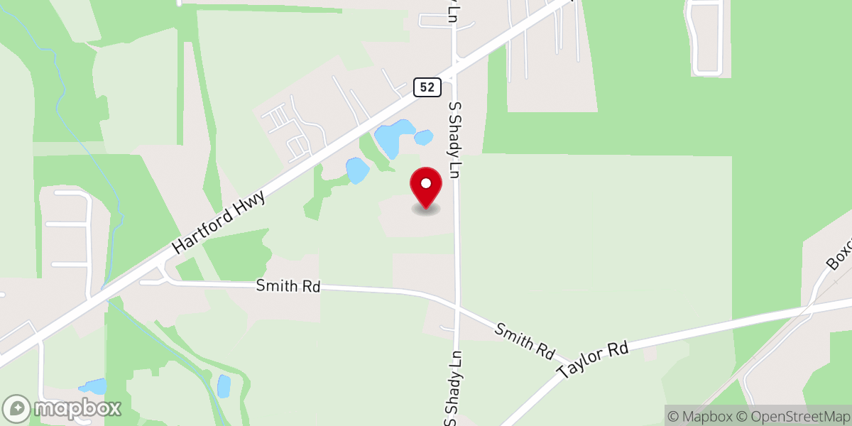Map showing location of Logos Church