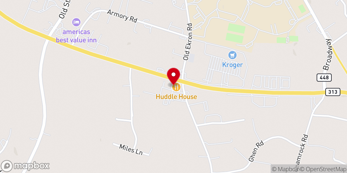 Map showing location of Domino's Pizza