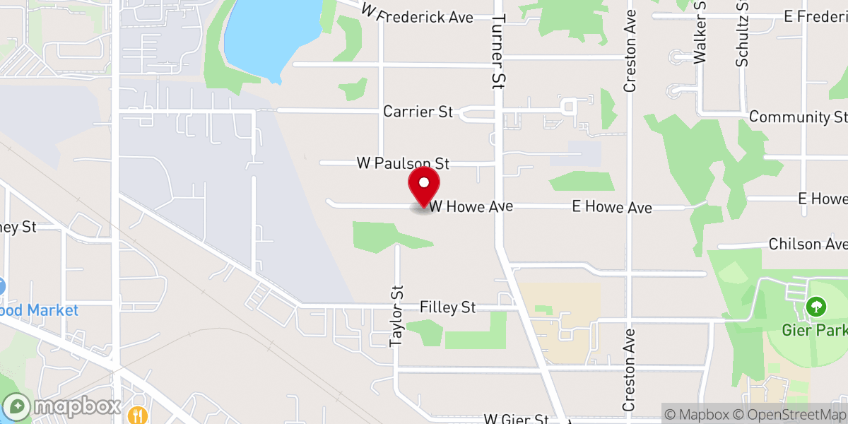Map showing location of Hope Christian Ministries Intl Inc