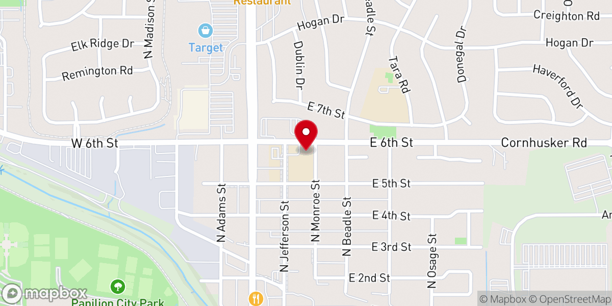 Map showing location of St Columbkille Catholic School