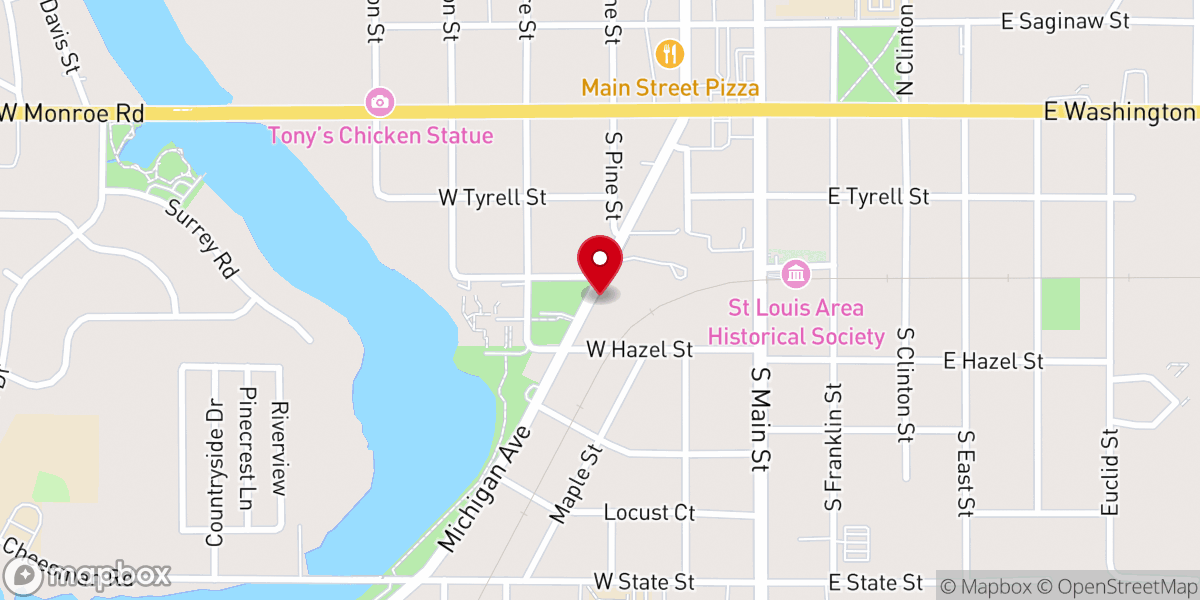 Map showing location of The Strait Gate Church