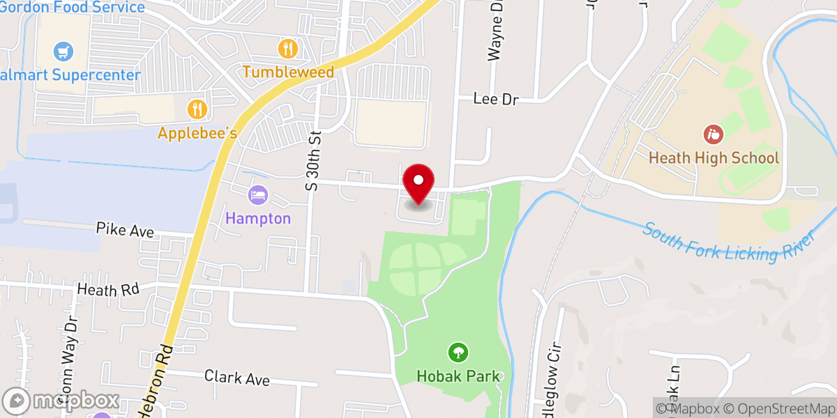 Map showing location of Newark Baptist Temple