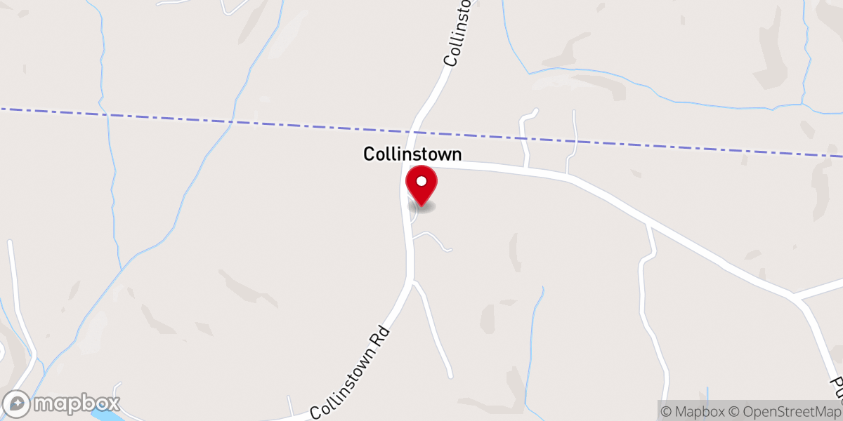 Map showing location of Collinstown Presbyterian Church