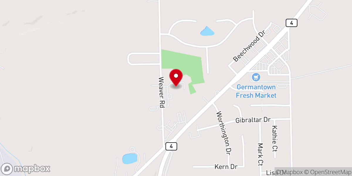 Map showing location of Community Harvest Church