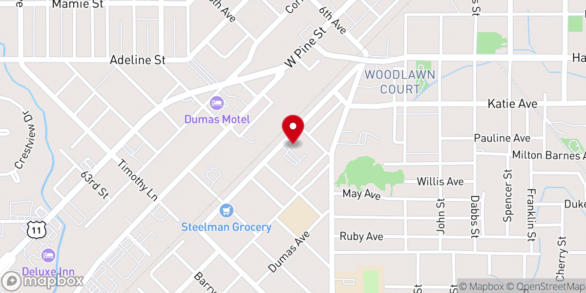 Map showing location of Rock of Ages Christian Fellowship Center