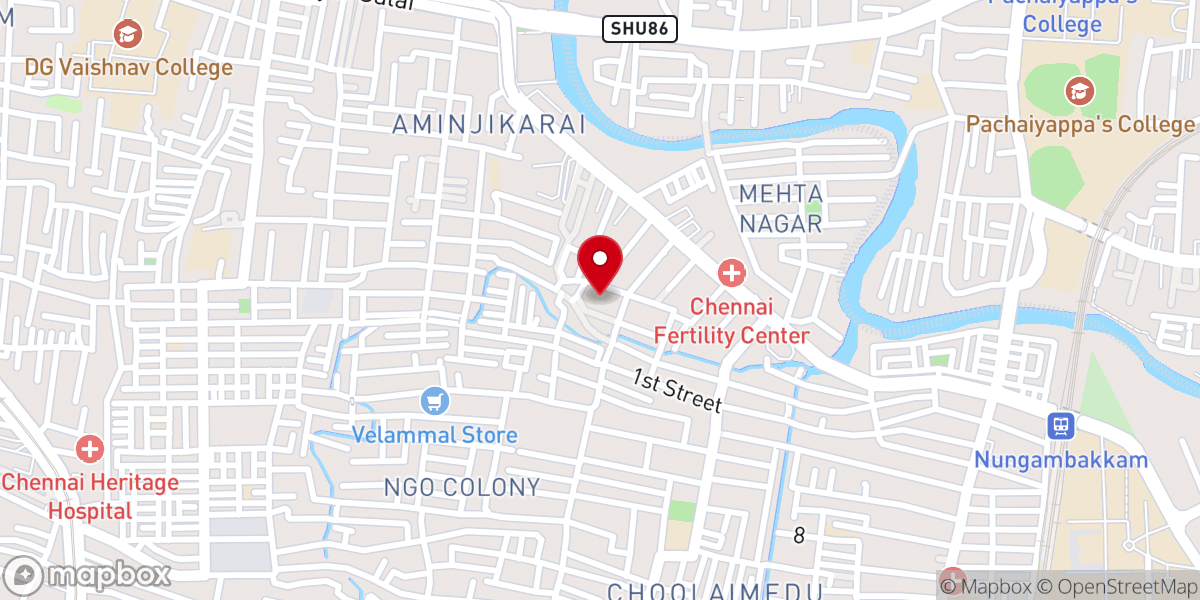 Map showing location of Ascension Church