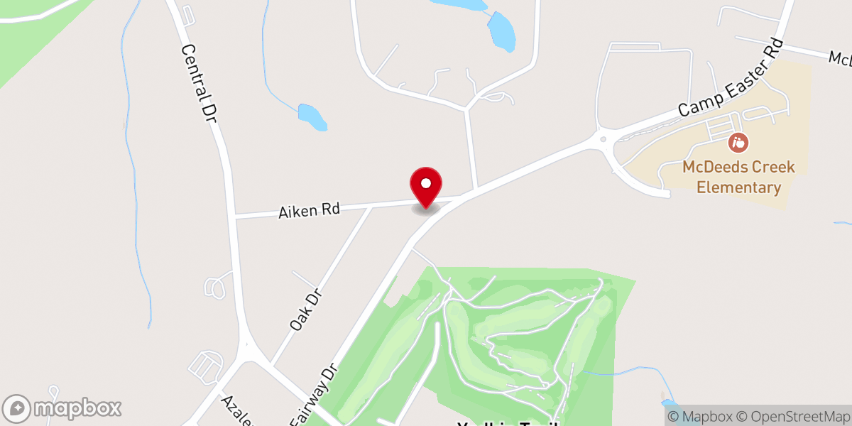 Map showing location of Christ Church Anglican