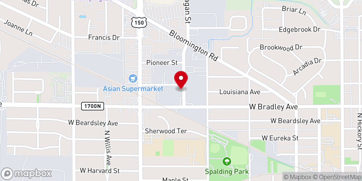 Map showing location of Touching & Changing Lives