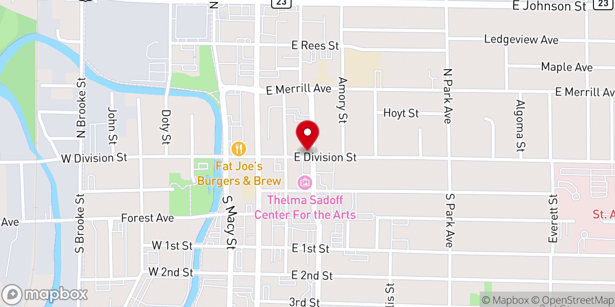 Map showing location of Covenant United Methodist Church