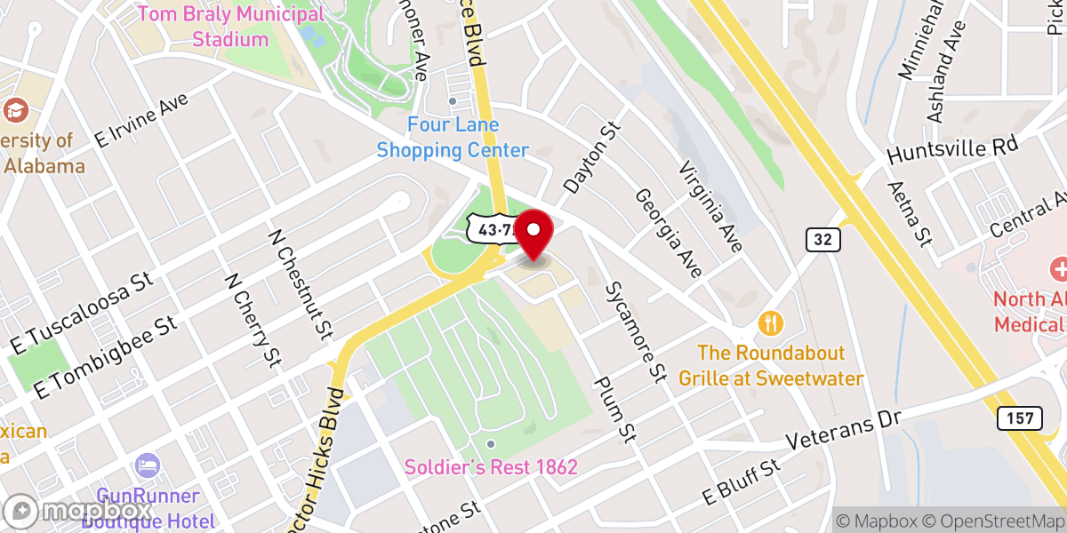 Map showing location of St. Joseph Regional Catholic School