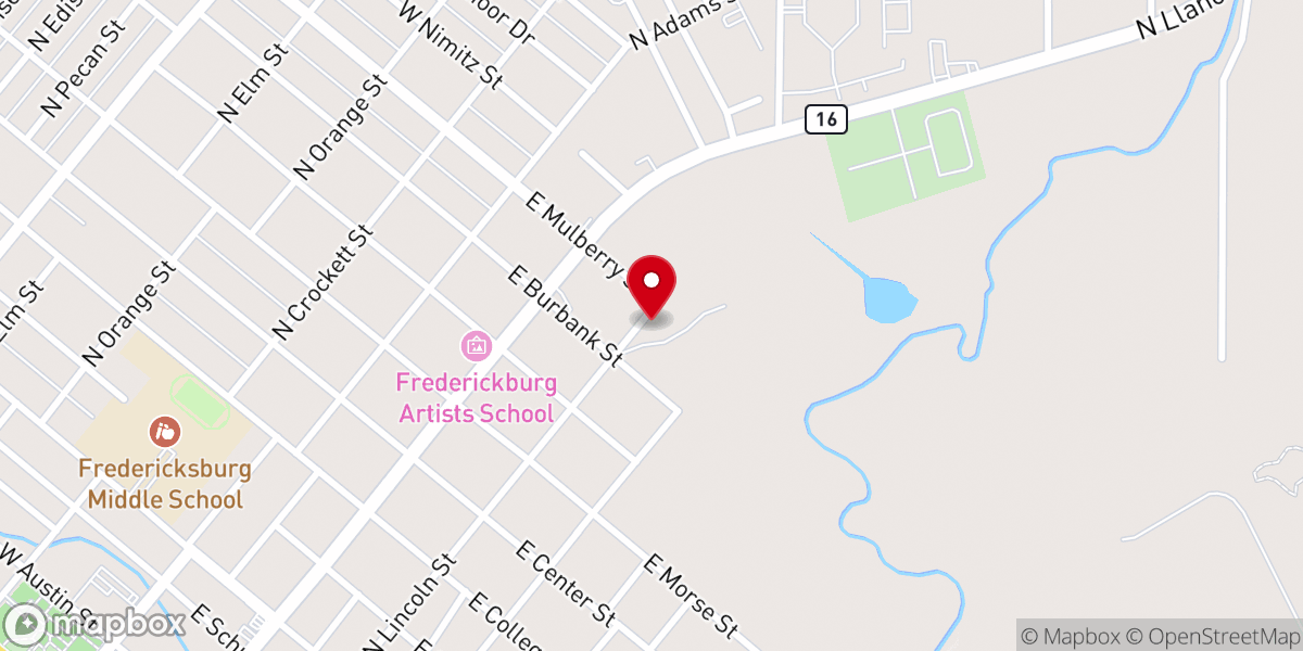 Map showing location of Hill Country Fellowship