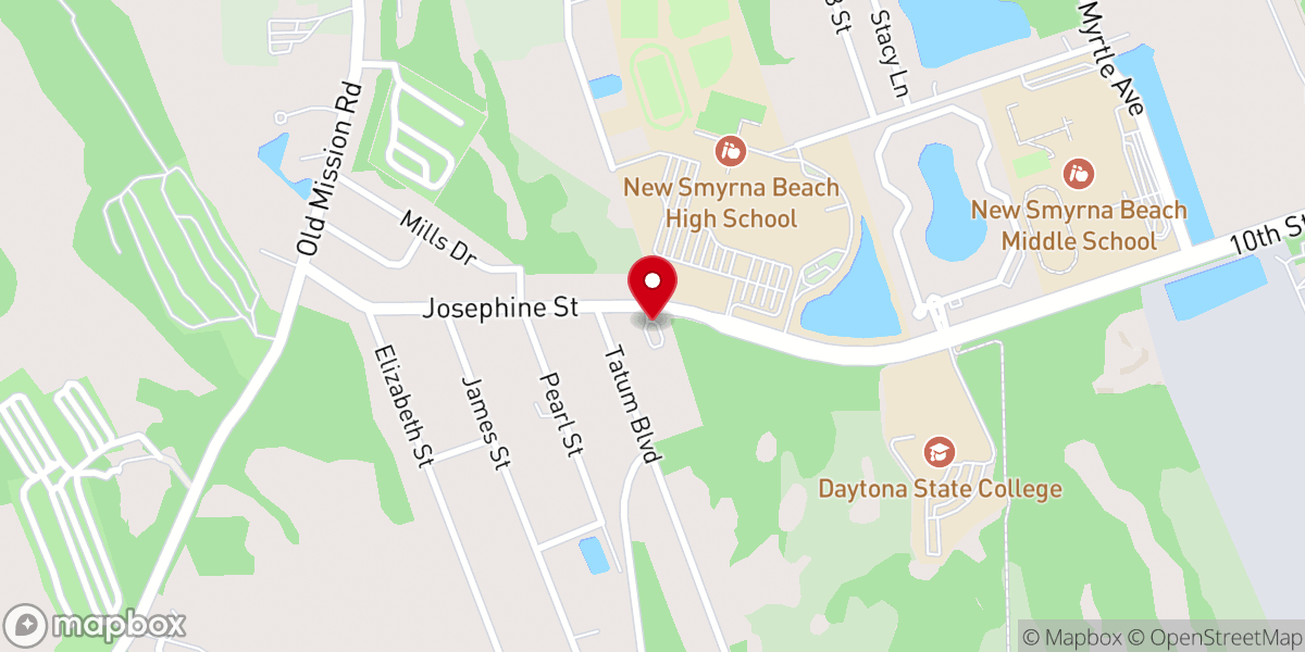 Map showing location of Grace Community Church