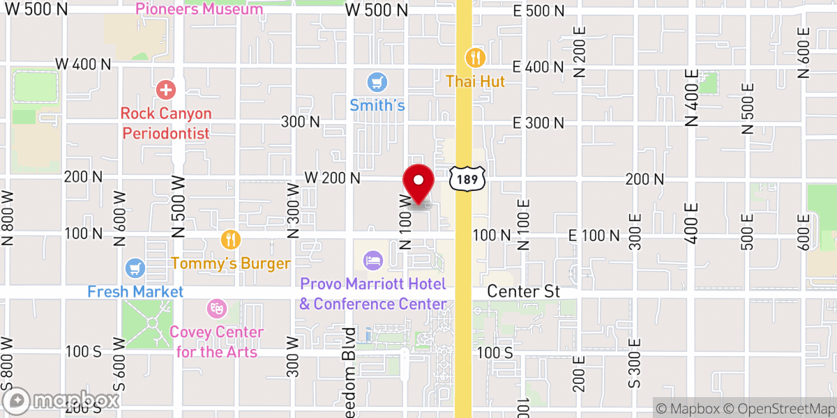 Map showing location of Share with Love Inc
