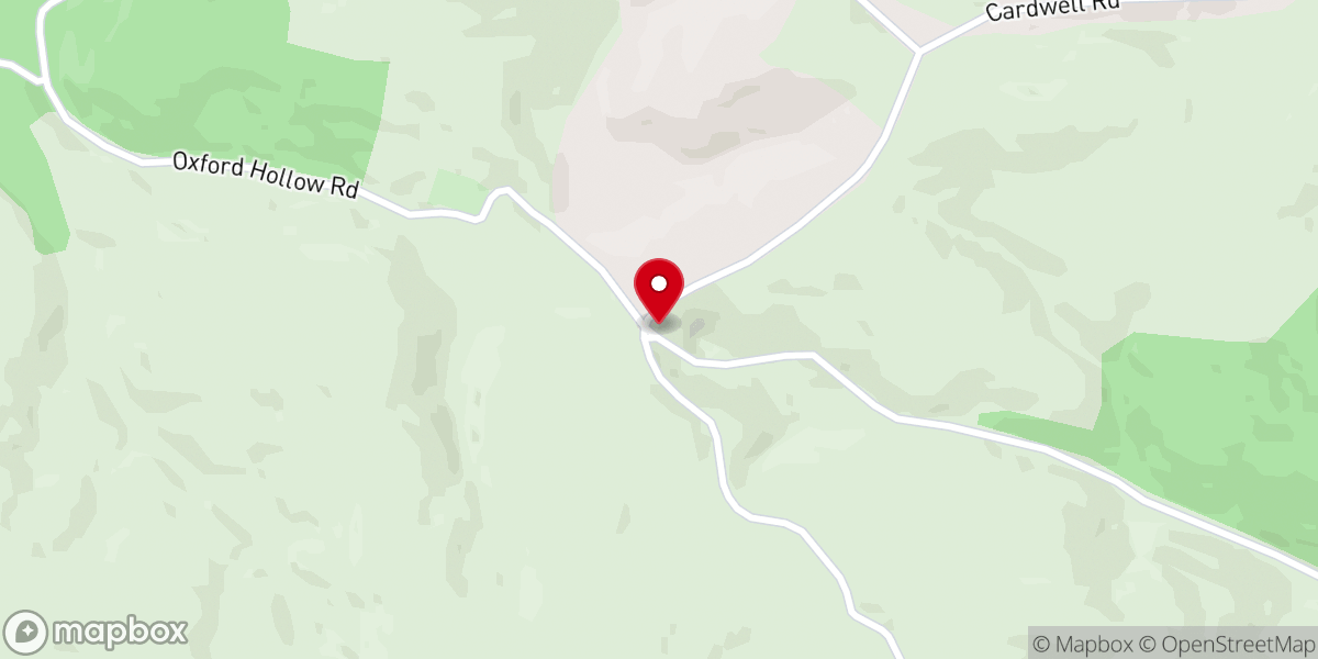 Map showing location of Fords Chapel Methodist Church
