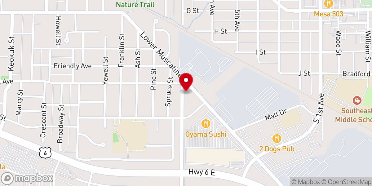 Map showing location of Our Lady of Perpetual Help Inc
