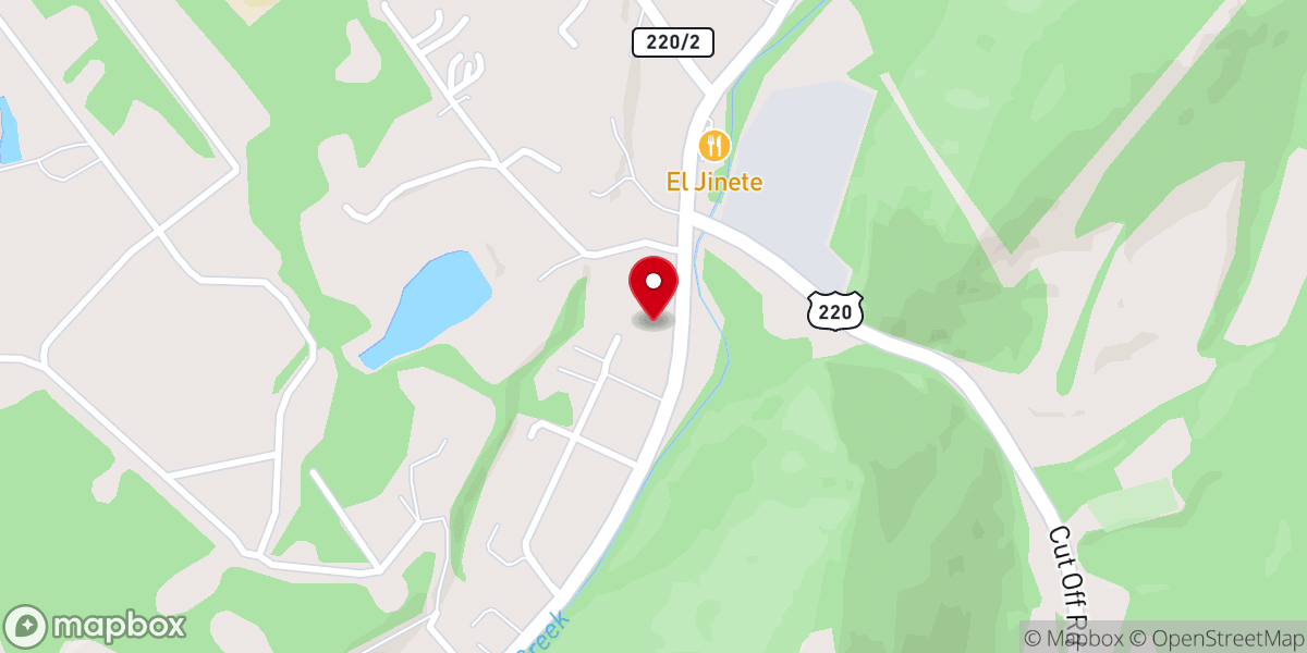 Map showing location of Keyser church of Christ
