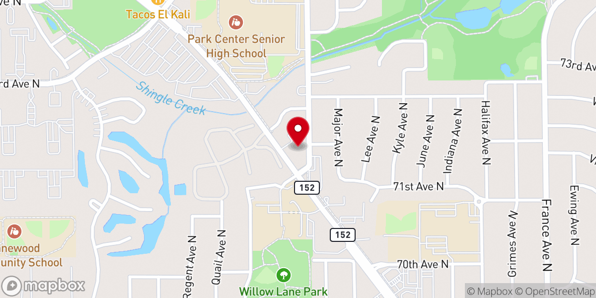 Map showing location of Loaves & Fishes Church Ministries Corp