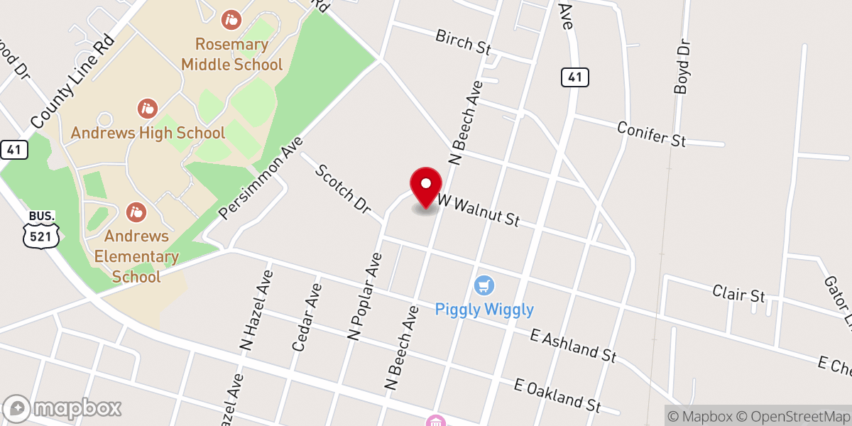 Map showing location of Universal Hagar's Spirtual Church