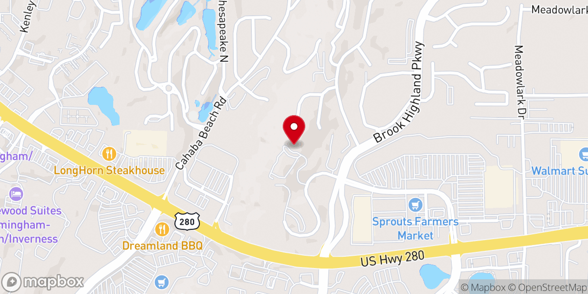 Map showing location of Covenant Heirs International Steve Franklin Ministries