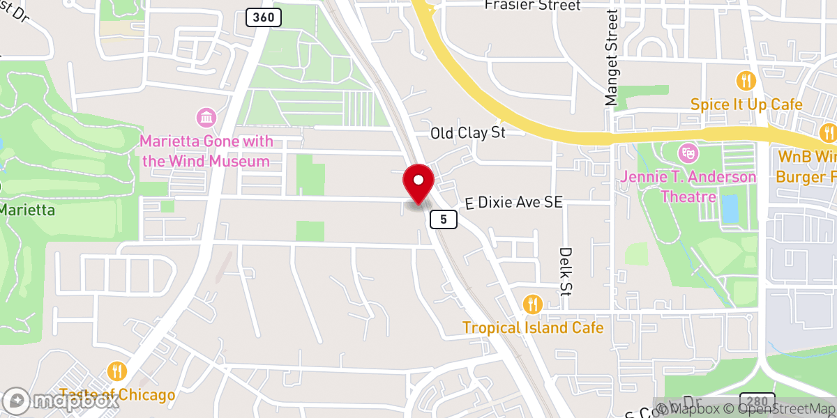 Map showing location of St. Basil's Orthodox Mission