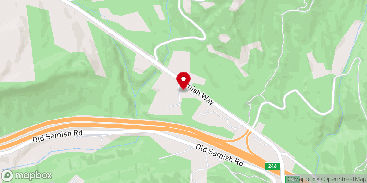 Map showing location of First Korean Baptist Church