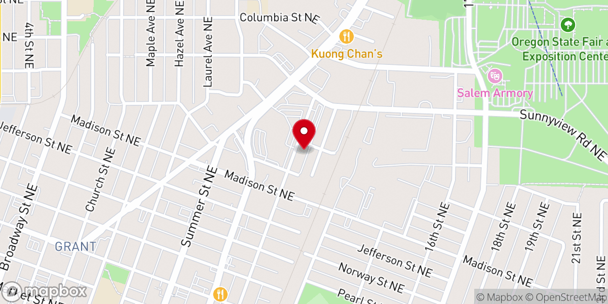 Map showing location of Child Evangelism Fellowship Inc