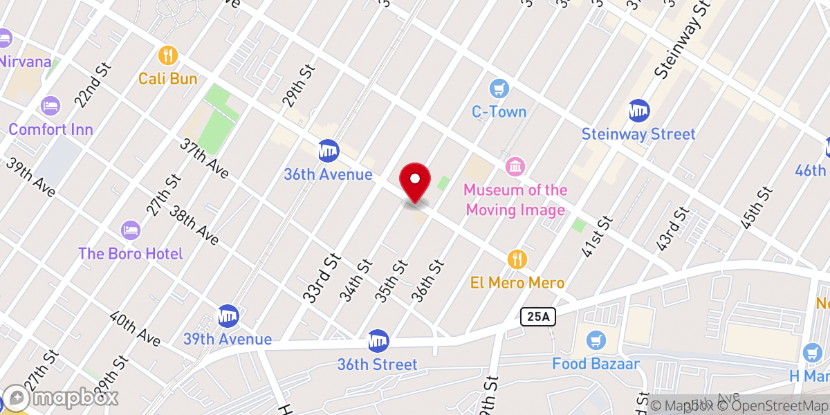 Map showing location of Iglesia Hispana De La Comunidad Inc