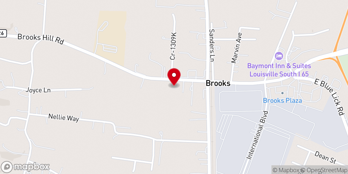 Map showing location of Deliverance Tabernacle