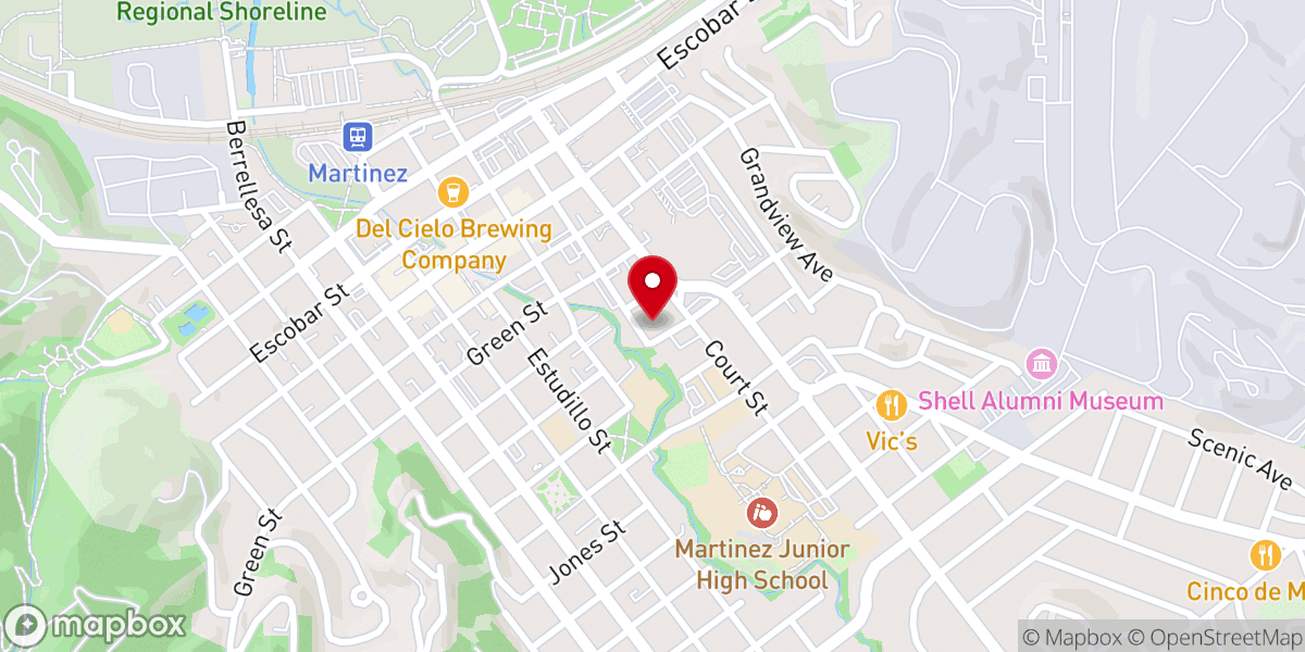 Map showing location of Polish Community Center & Church