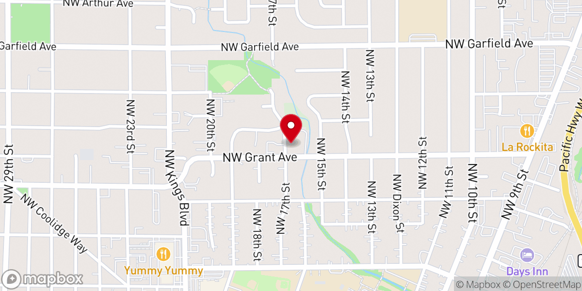 Map showing location of Redemption Church