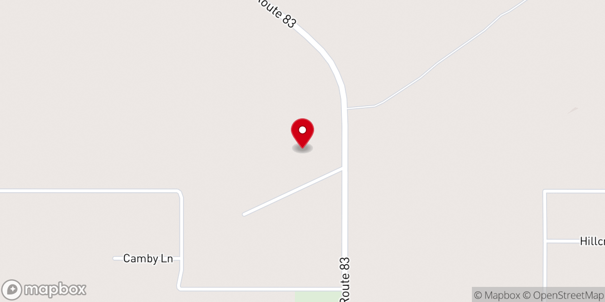 Map showing location of Canelo Cowboy Church