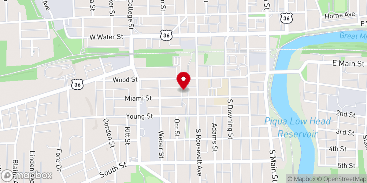 Map showing location of Transformed Life Church