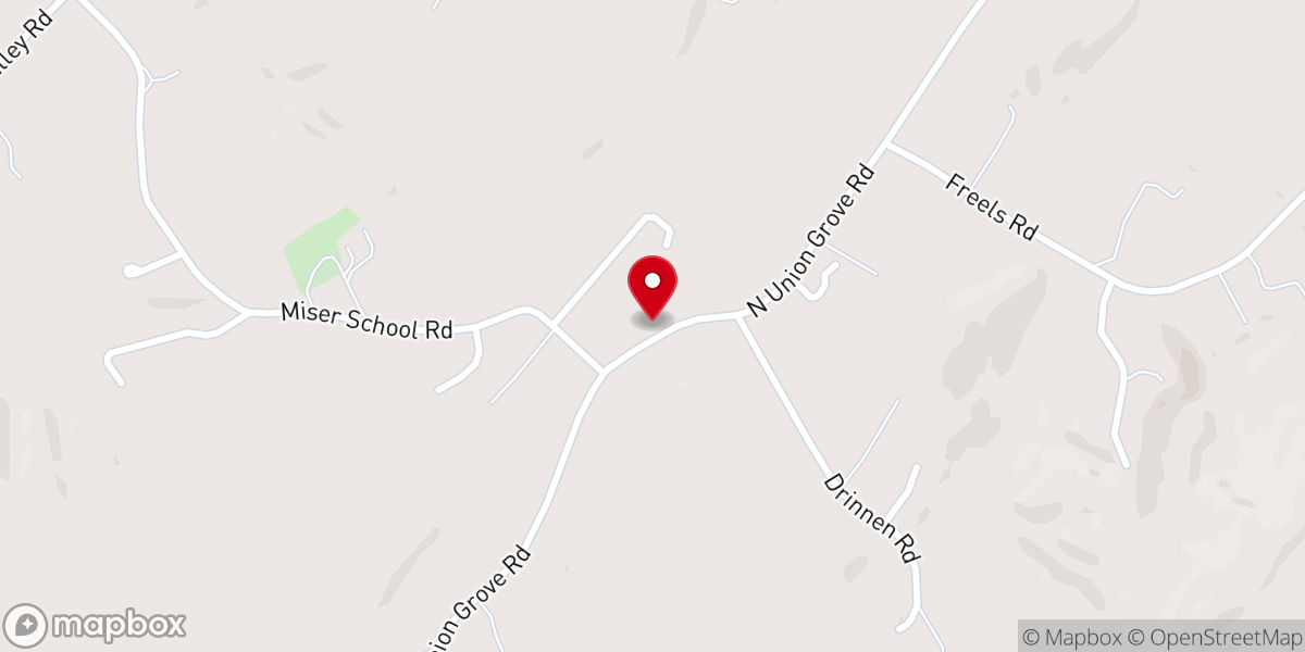 Map showing location of Living Crossroads Ministry
