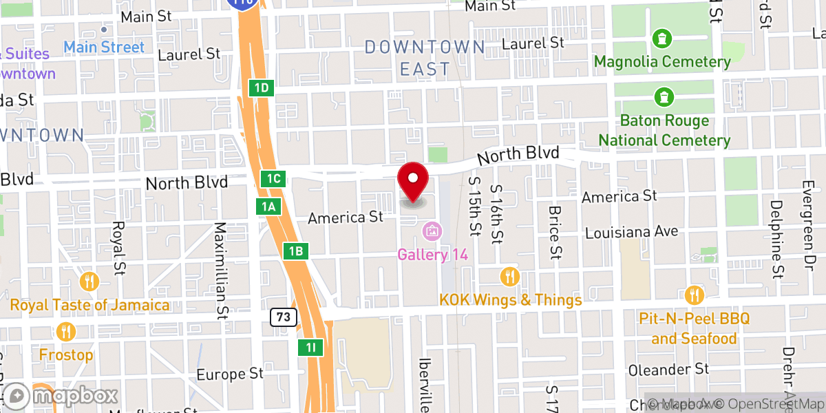 Map showing location of Shiloh Missionary Baptist Church