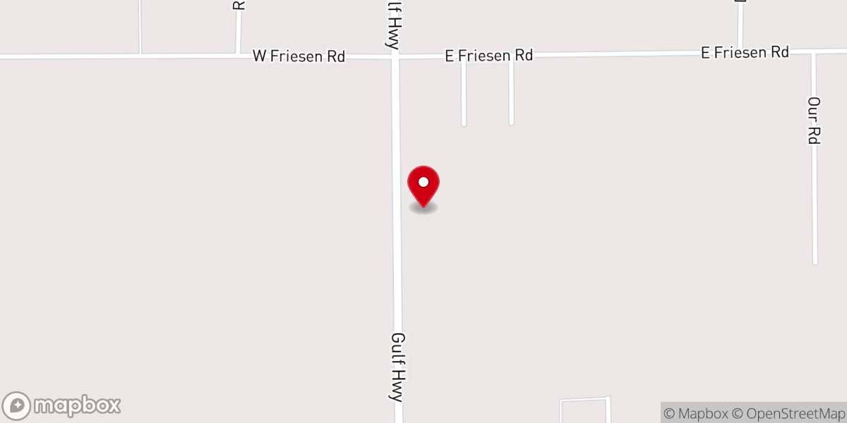 Map showing location of Greater Life Apostolic Church