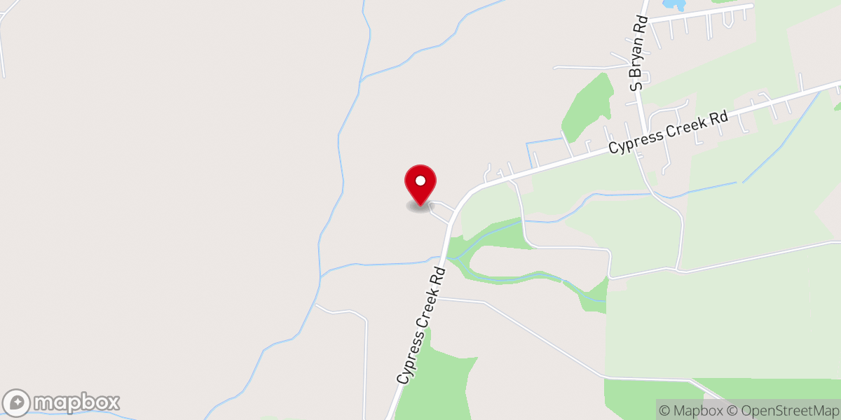 Map showing location of Springfield PFWB Church