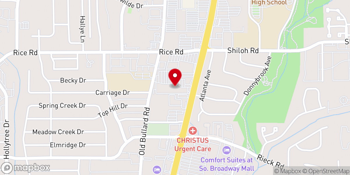 Map showing location of Church of the Pines