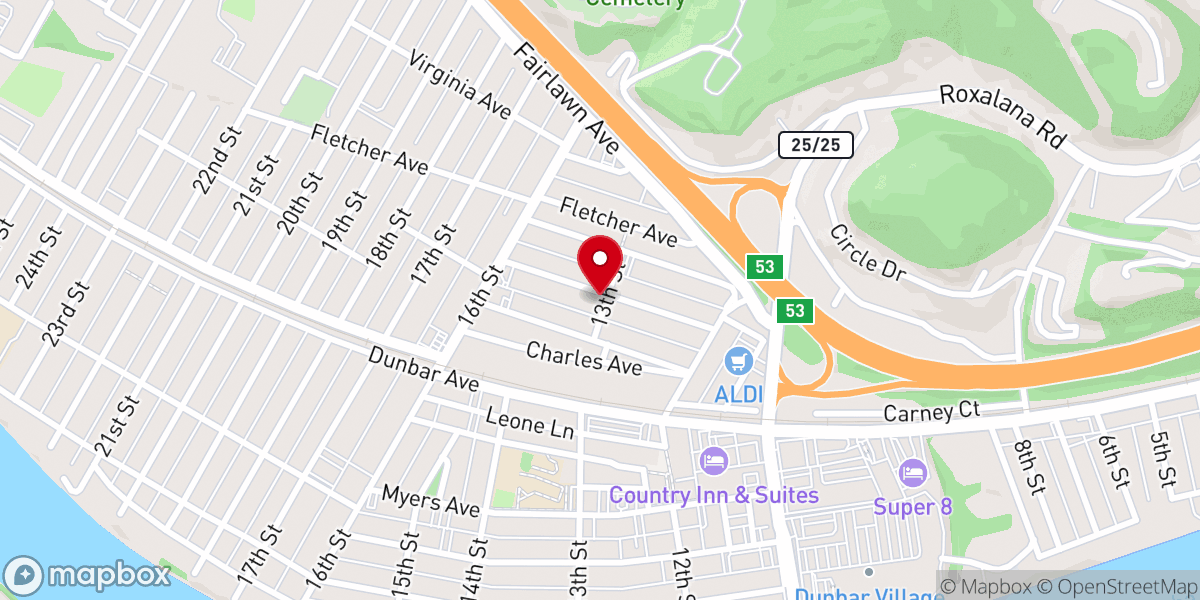 Map showing location of New Beginnings Christian Fellowship