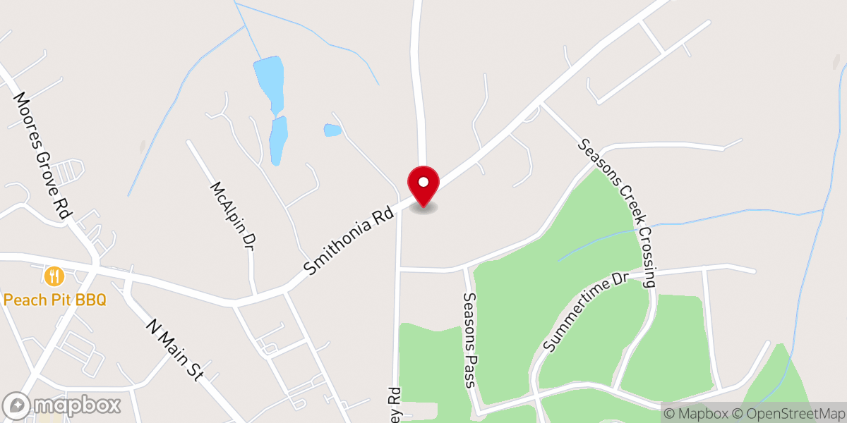 Map showing location of Deliverance Temple Ministries