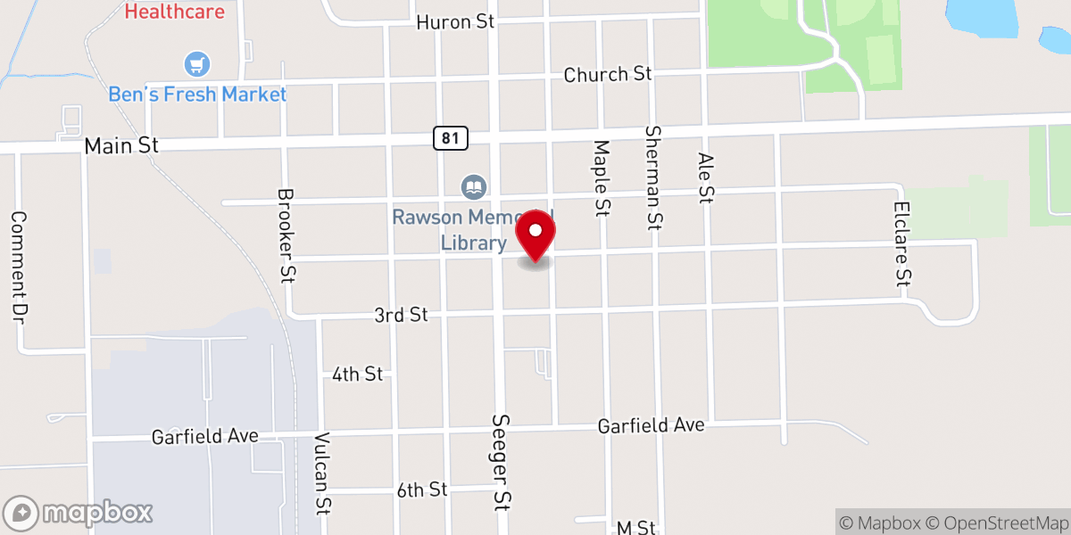 Map showing location of Living Word Church of God