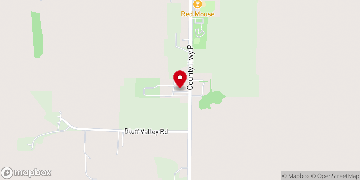 Map showing location of St. Mary of Pine Bluff Catholic Church