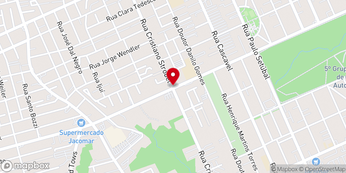 Map showing location of Igreja Evangélica Menonita de Curitiba
