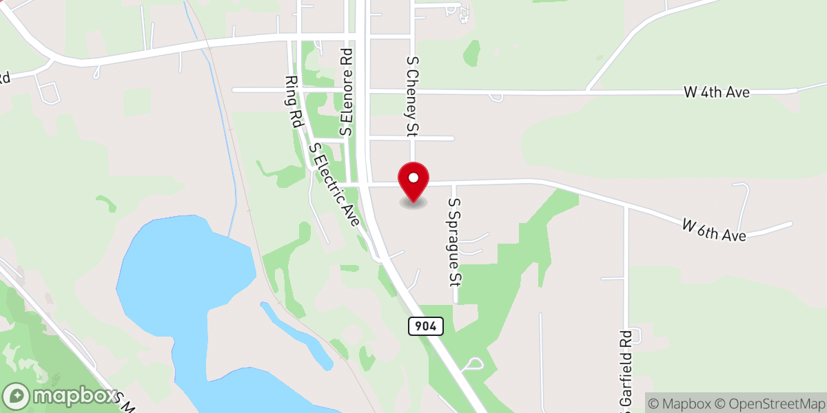 Map showing location of Cheney Seventh-day Adventist Church
