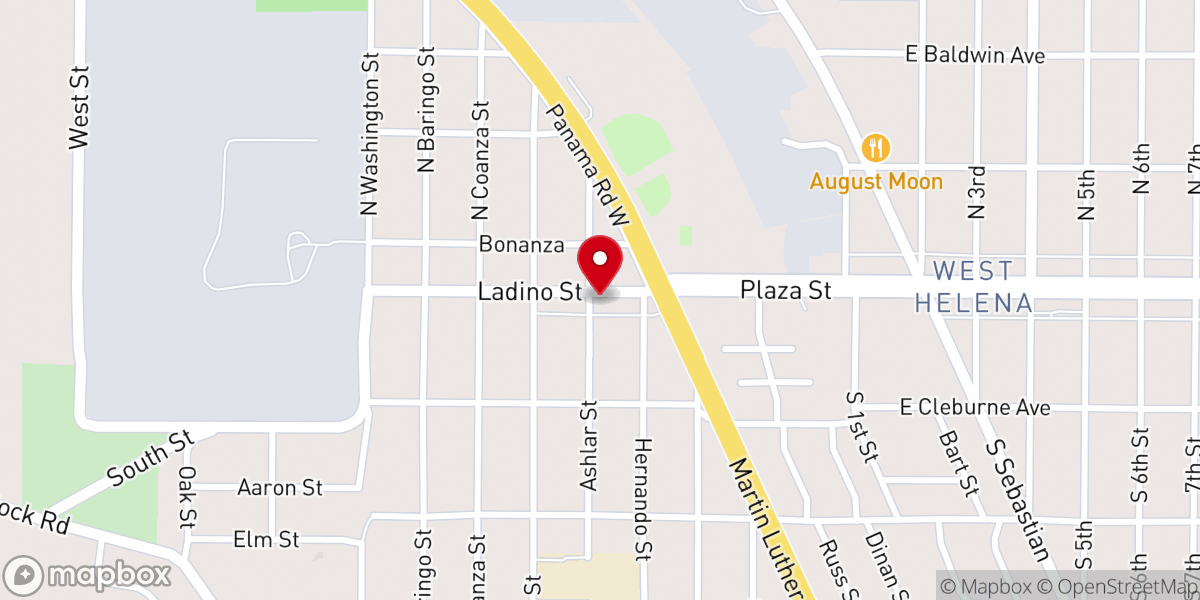 Map showing location of New Zion Community Center
