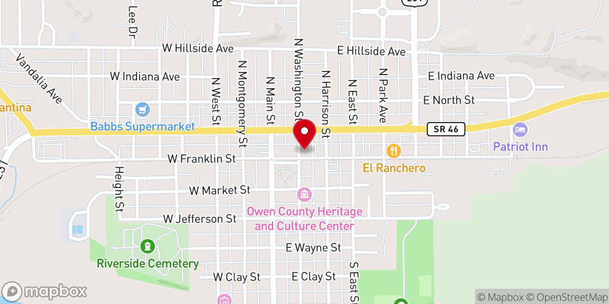 Map showing location of Civilian Brewing Corps Brewpub