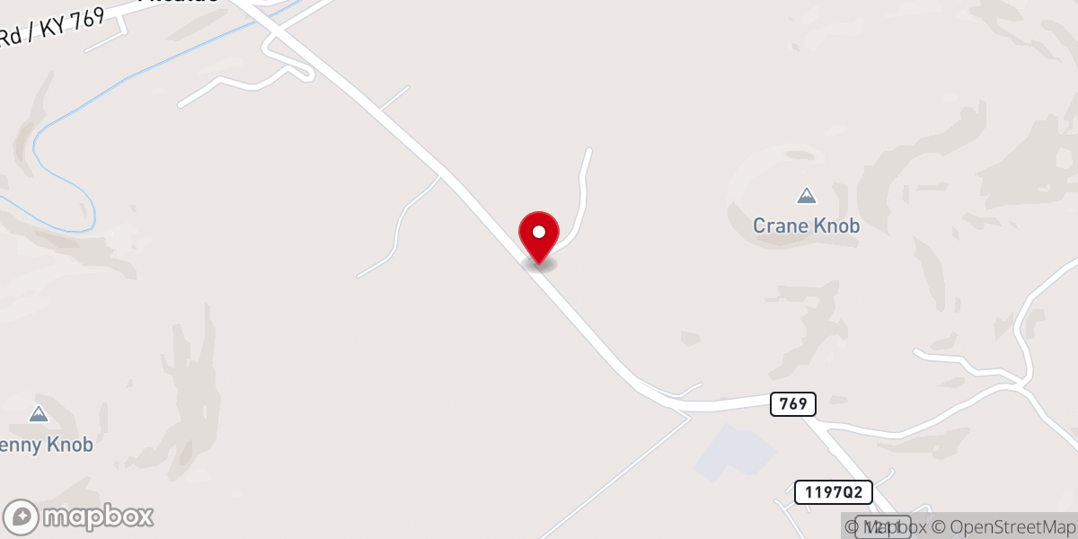 Map showing location of New Enterprise Church