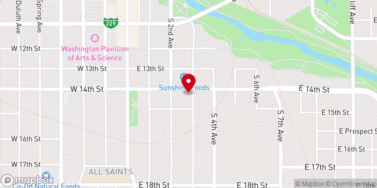 Map showing location of Presentation Sisters