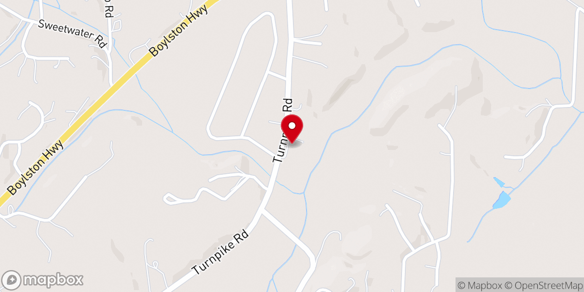 Map showing location of Episcopal Church of the Holy Family