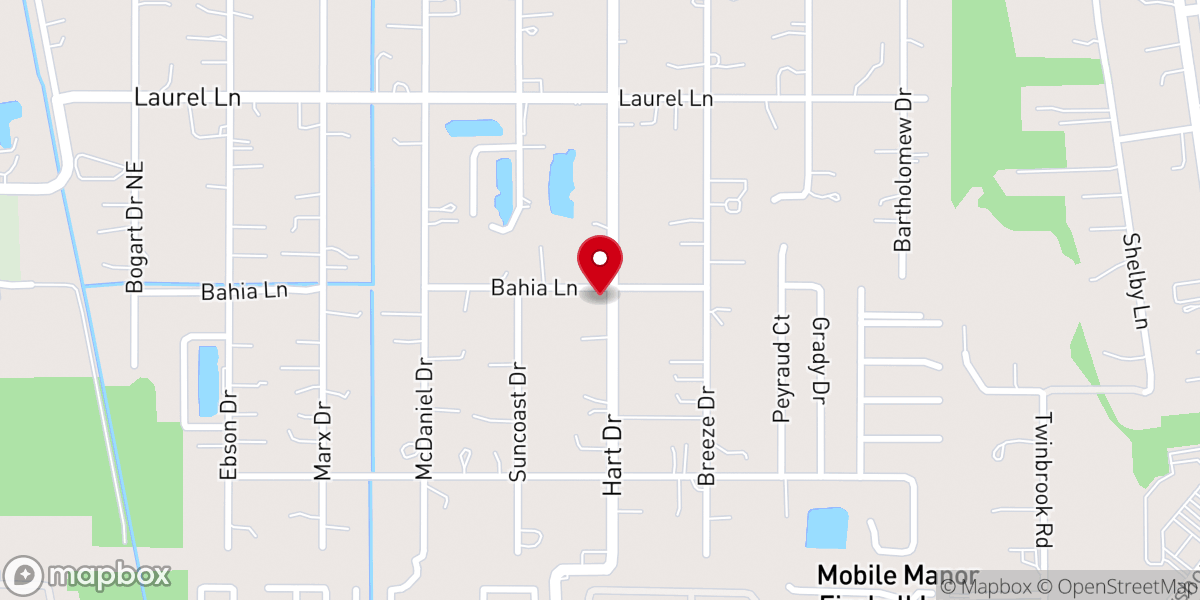 Map showing location of Suncoast Mission