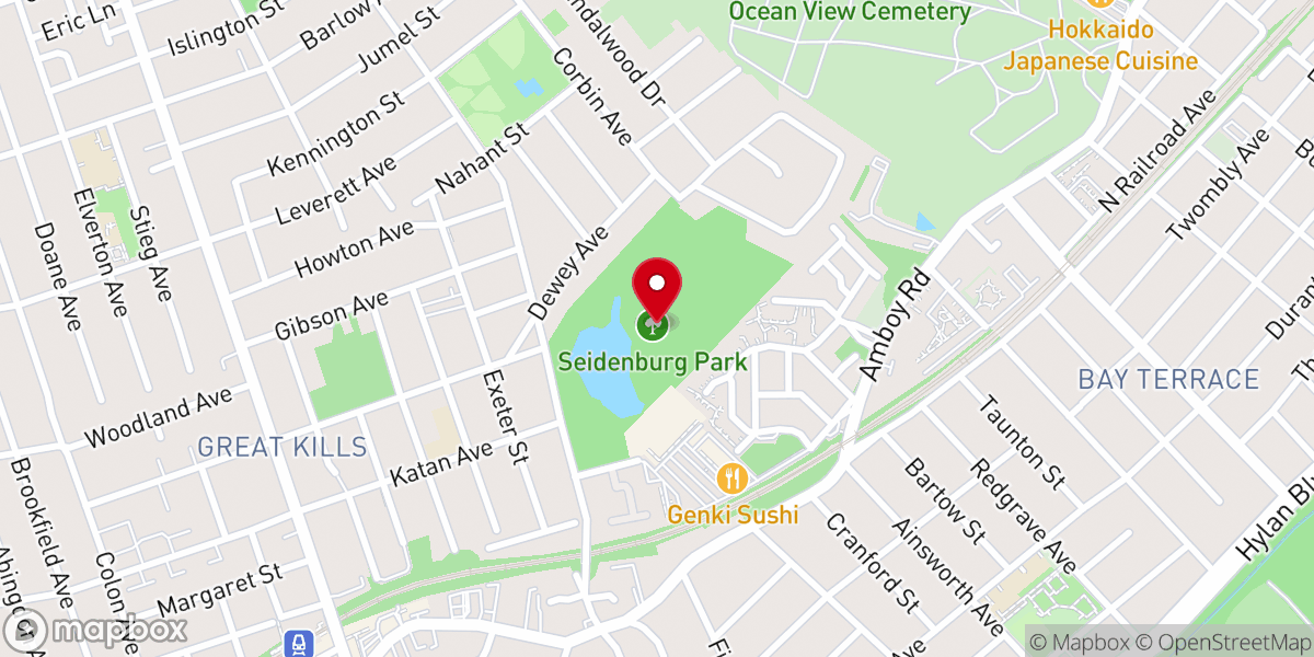 Map showing location of Siedenburg Park